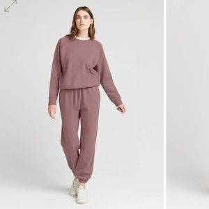 Richer Poorer Recycled Fleece Crew Set